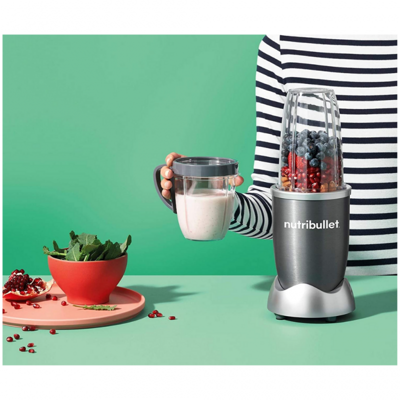 Nutribullet NBR1212M 600W 12pc Set Grey