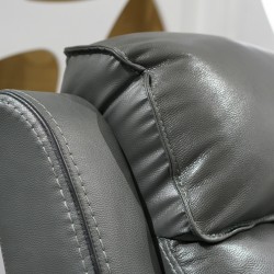 Savona Sofa 3+2 Blue Leather/PVC