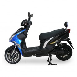 Hongdu Fireblade 2000 Watts (2Kw) Electric Motorcycle Blue Bike