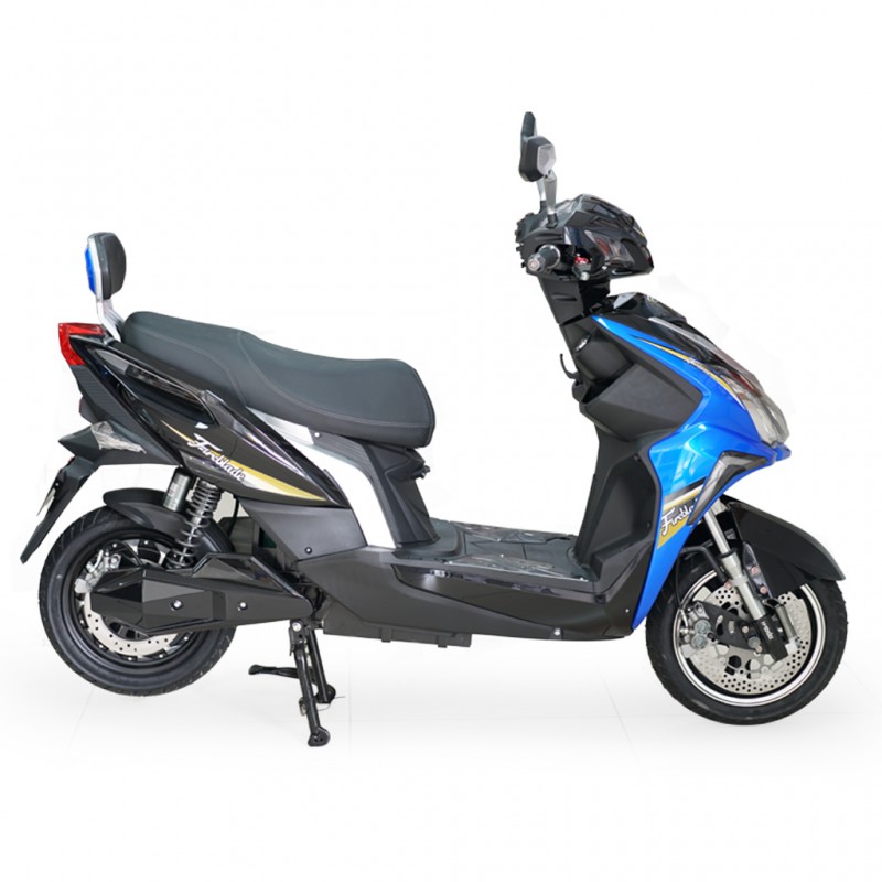 Hongdu Fireblade 2000 Watts (2Kw) Electric Motorcycle Blue Bike