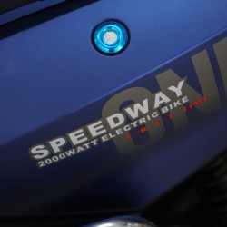 Speedway JY-01 2000W(2Kw) Black/Blue Electric Motorcycle