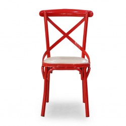 Flavia Chair Red Colour Seat