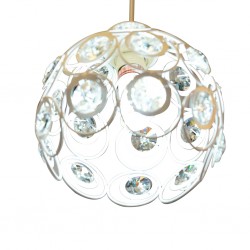 Empress- Crystal Pendant Lamp Single /836 White