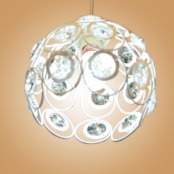 Empress- Crystal Pendant Lamp Single /836 White