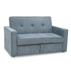 Oxyma Pull Out Sofa Bed Dark Grey Fabric