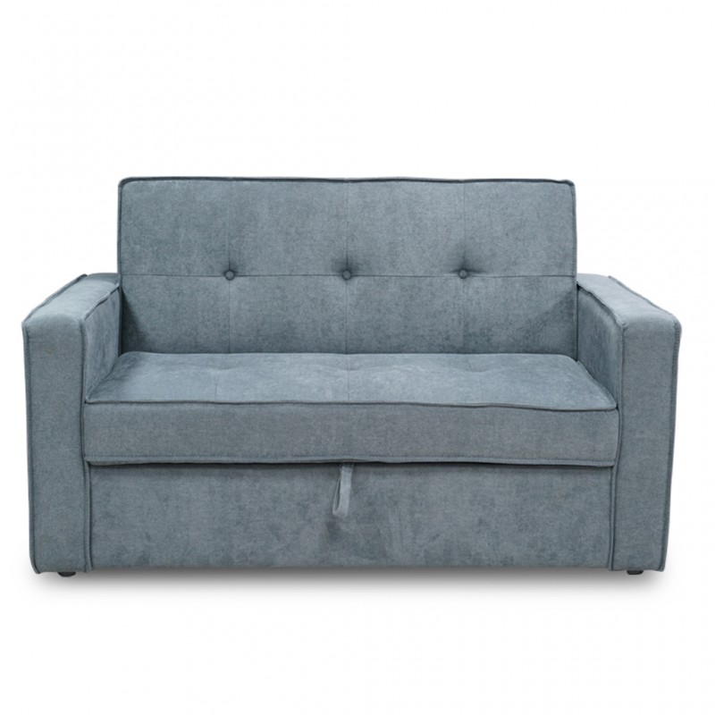 Oxyma Pull Out Sofa Bed Dark Grey Fabric