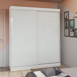 Prestige Wardrobe 2 Doors White Particle Board