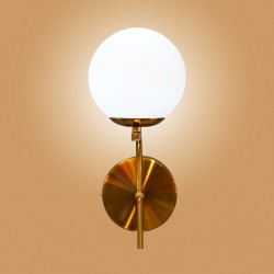 Kora-Golden With Glass Mural Lamp D161/1