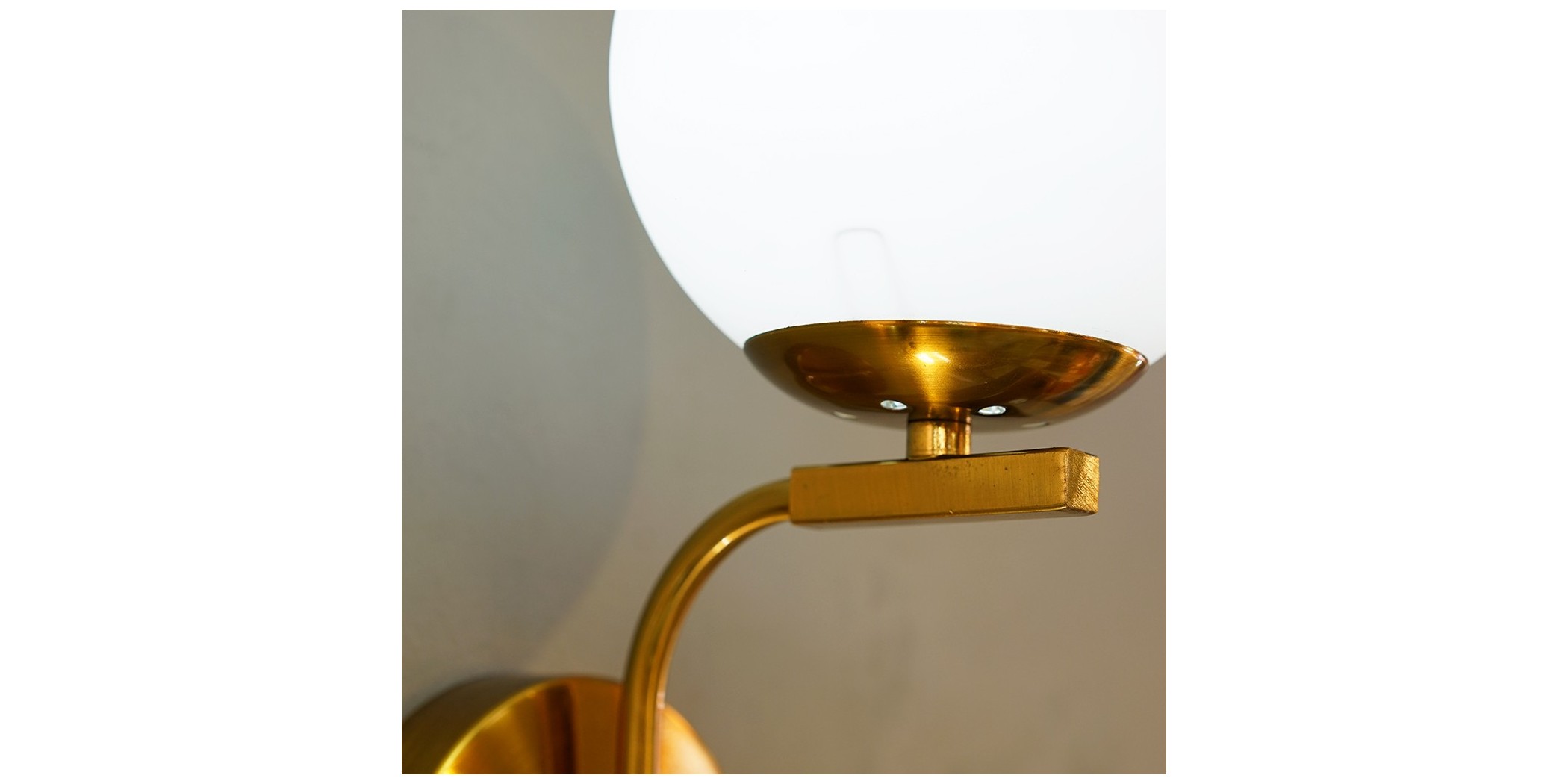 Kora-Golden With Glass Mural Lamp D161/1