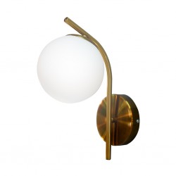 Kora-Golden With Glass Mural Lamp D160/1