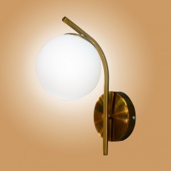 Kora-Golden With Glass Mural Lamp D160/1