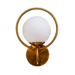 Maia - Golden With Glass Mural Lamp D162/1