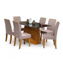 Solrela Table and 6 Chairs