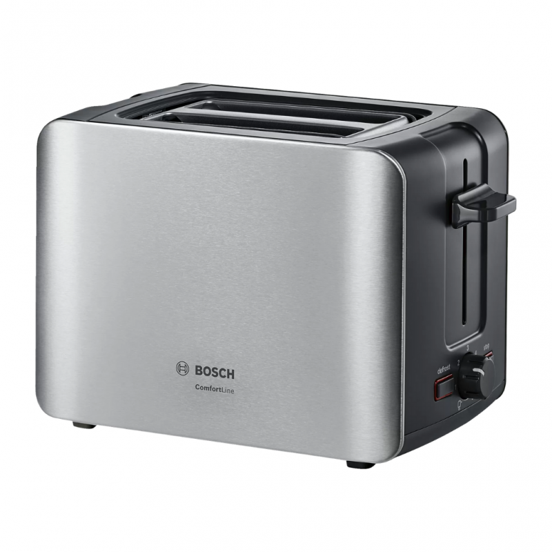 Bosch TAT6A913 2 Slice Inox 1090W Toaster "O"