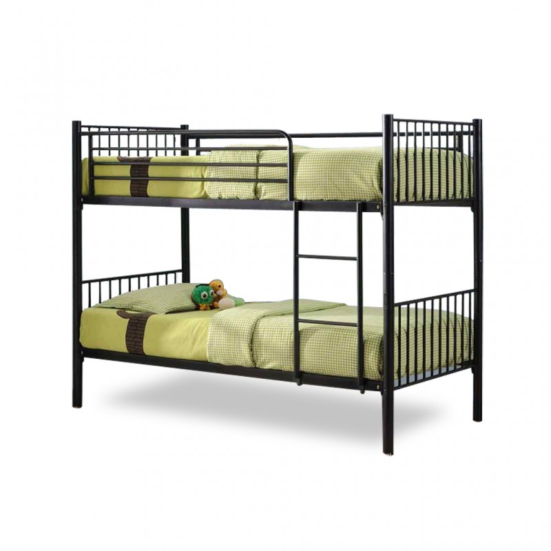 Lily Bunk Bed 90x190 cm Black Metal Lily Bunk Bed 90x190 cm Black Metal