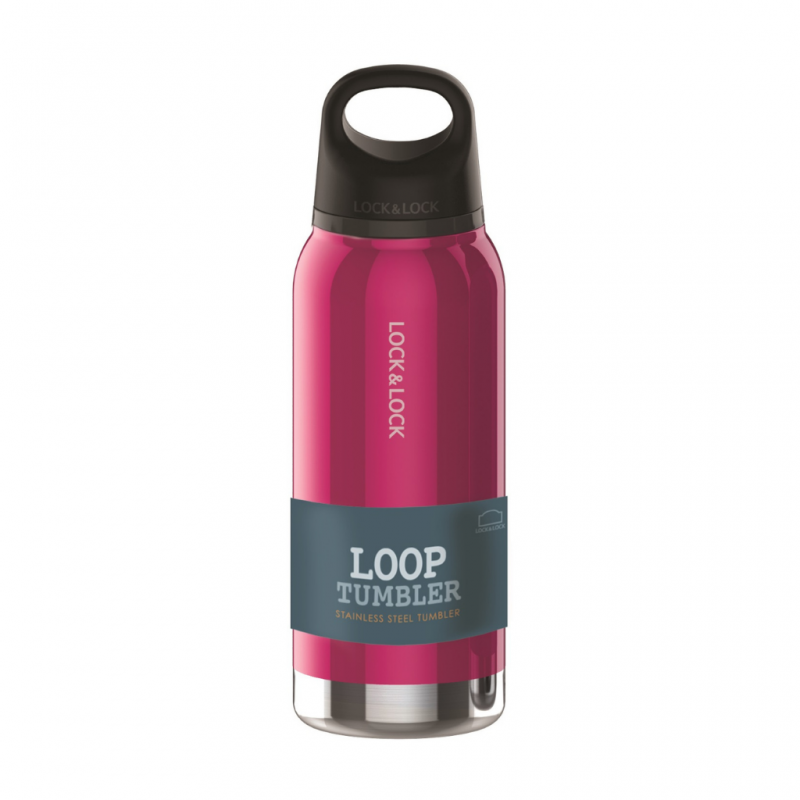 Lock & Lock LHC4153PIK Loop Pink 530ml Tumbler "O"