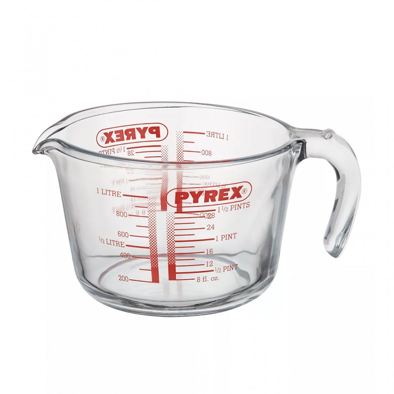 Pyrex Glass 1L Measuring Jug "O" Pyrex Glass 1L Measuring Jug "O"