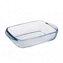 Pyrex COOK AND STORE 1.1L Rectangle Dish With Plastic Lid 23x15x6 "O"