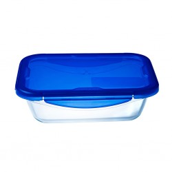 Pyrex COOK AND GO 20x15 Small Rectangle Dish With Plastic Lid "O"