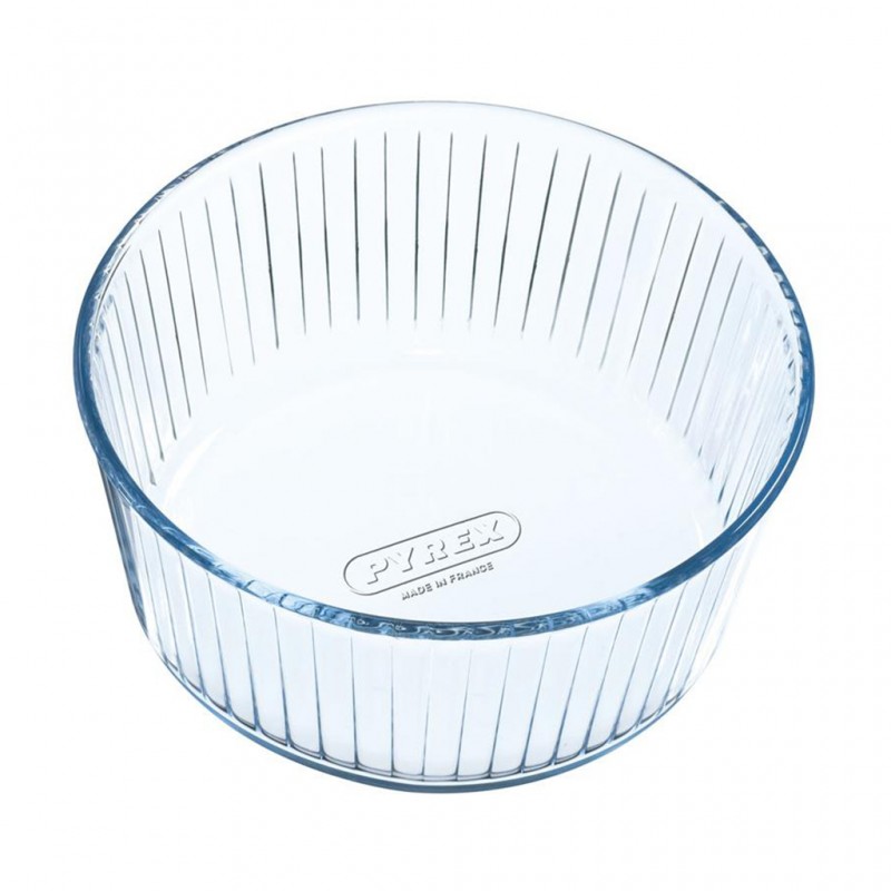 Pyrex Glass 21cm Souffle Dish "O" Pyrex Glass 21cm Souffle Dish "O"