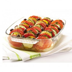 Pyrex Glass 4L Rectangle Roaster 39x25 "O"