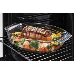 Pyrex Glass 2L Oval Roaster 30x21 "O"
