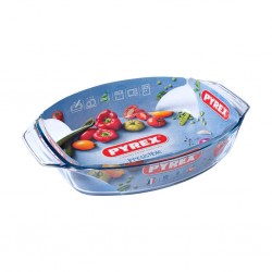 Pyrex Glass 2L Oval Roaster 30x21 "O"