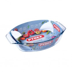 Pyrex Glass 4.2L Oval Roaster 40x28 "O"