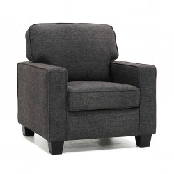 Fenway Accent Chair Cement Col Fabric (AFG)