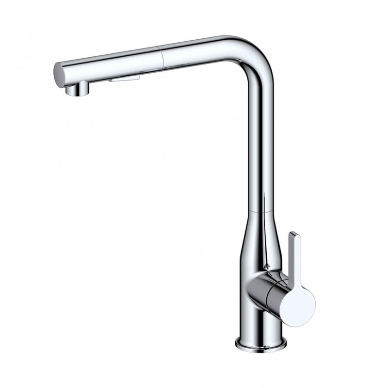 Aquavit Kitchen Single lever Pull Out Mixer Chrome ATKF1113CH