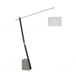 Equilibrium Concrete Floor Lamp 40x145cm