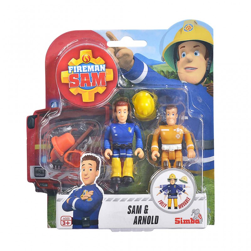Simba - Fireman Sam & Arnold Figurines Double Pack Ii, 4 Asst. 109251026038 Simba - Fireman Sam & Arnold Figurines Double Pack Ii, 4 Asst. 109251026038
