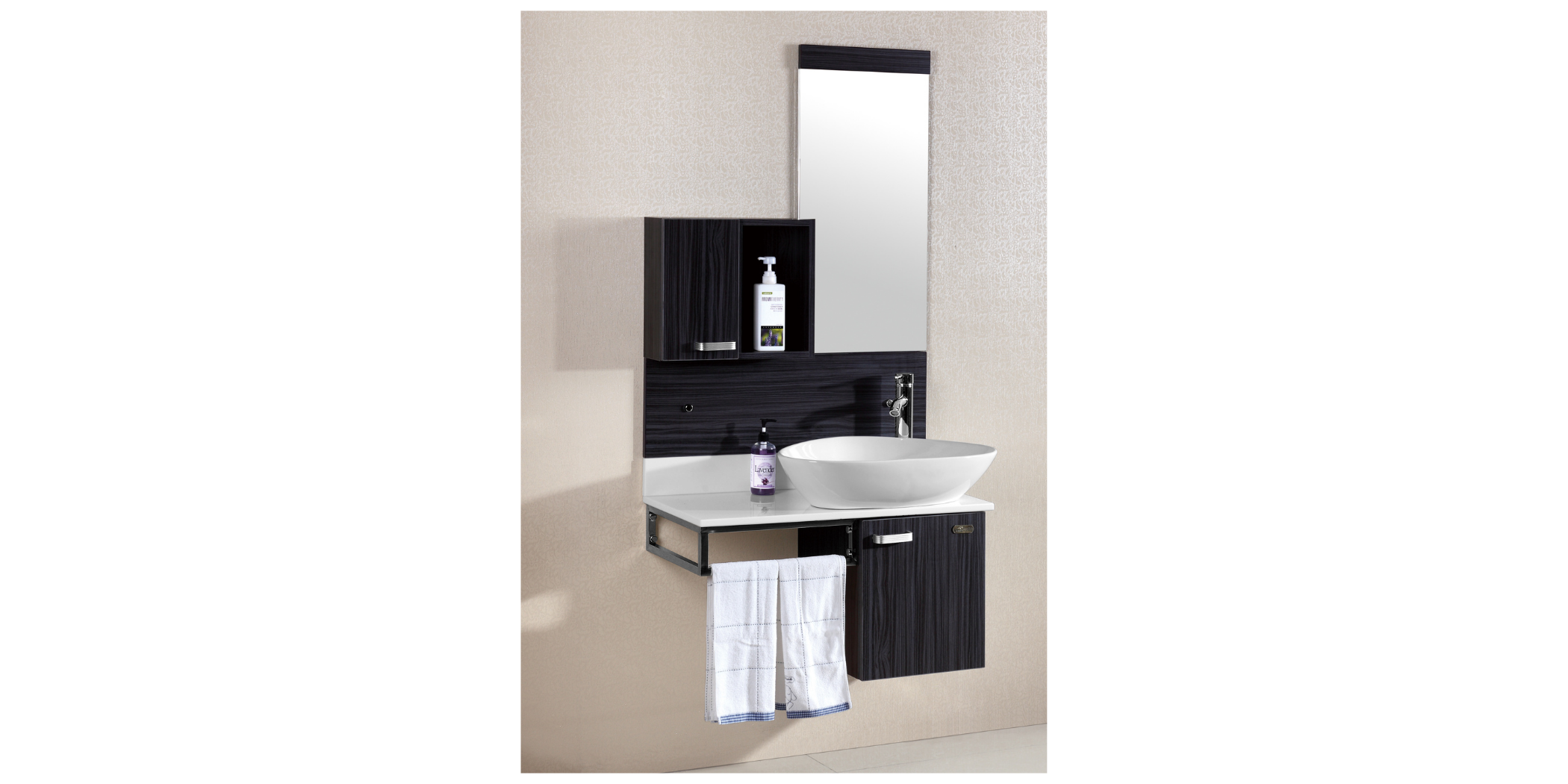Aubrey Bathroom Furniture 70105 Black