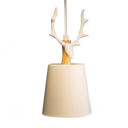 Deer -Set Metal Pendant Lamp- White /6022