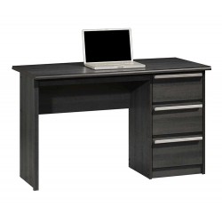 Graffic Office Table Melamine Ebony Oak