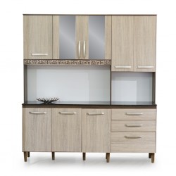 Kit Fit 180 cm Kitchen Unit Almond Rustic PB