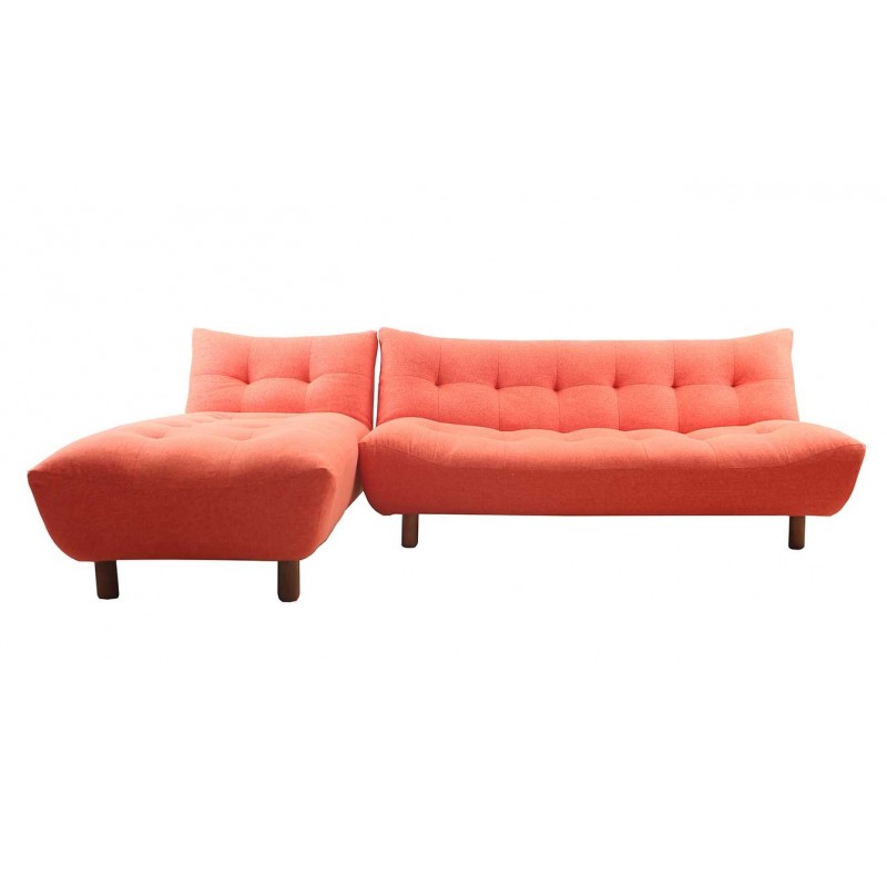 Mallo Sofa Bed Orange Fabric Mallo Sofa Bed Orange Fabric