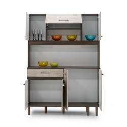 Kit Magazin 120 Kitchen Unit Almond Rustic
