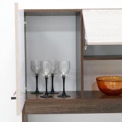 Kit Magazin 120 Kitchen Unit Almond Rustic