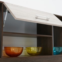 Kit Magazin 120 Kitchen Unit Almond Rustic