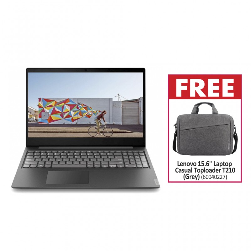 Lenovo IdeaPad S145-15IKB CORE I3 1005G1 & Free Lenovo 15.6" Laptop Casual Toploader T210 (Grey)