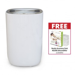 Novita ND298 12L HumiControl Dehumidifier & Free Novita Accessory Pack ND298 Dehumidifier