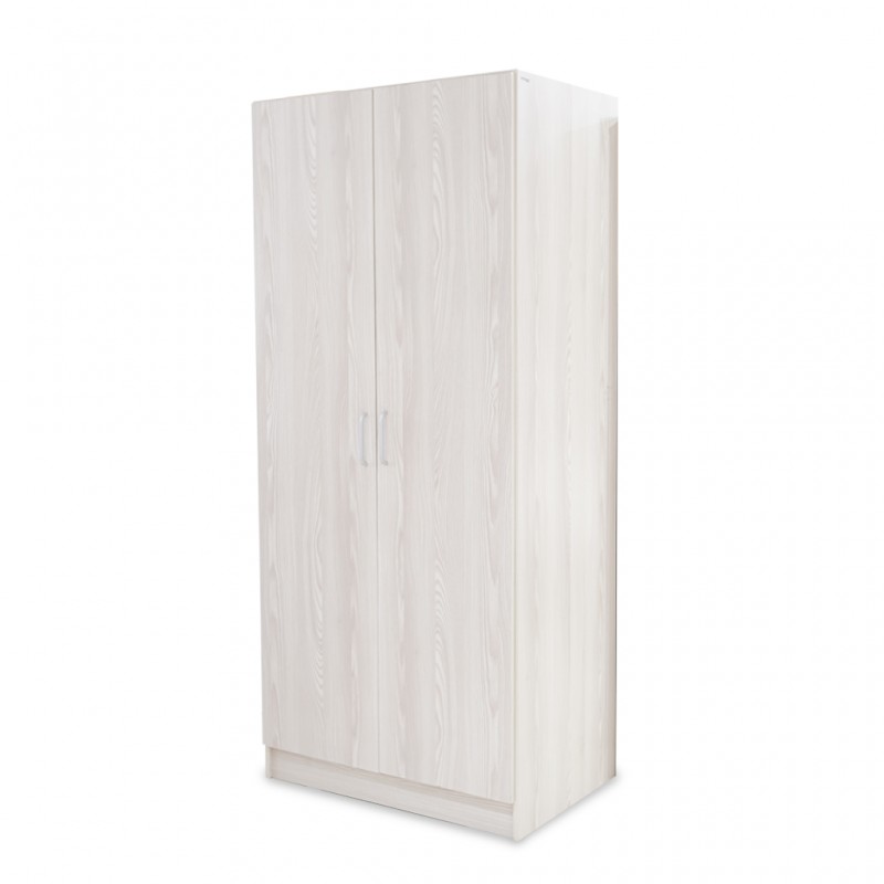 Elsa Wardrobe 2 Doors With Hanger MDF Grey Elsa Wardrobe 2 Doors With Hanger MDF Grey