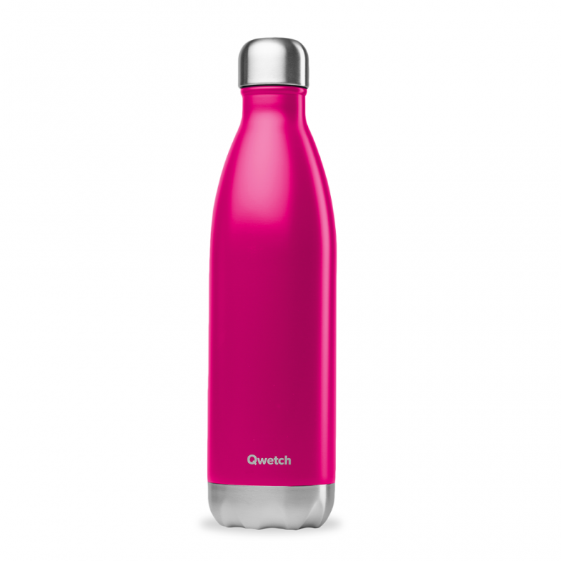 Qwetch QD3036 Rose Magenta 750ml S/S Water Bottle "O"