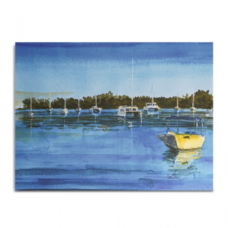 Canvas Painting 80x60cm Grand Bay Harbour