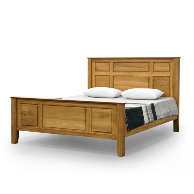 Adonis Queen Bed 160x200cm In Teak Adonis Queen Bed 160x200cm In Teak