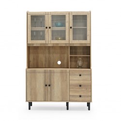 Rivoli Kitchen Cabinet 5 Doors Summer Oak PB