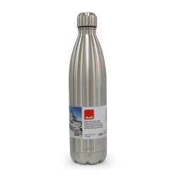 Ibili 758410 Satin S/Steel 1000ml Thermo Bottle Double Wall