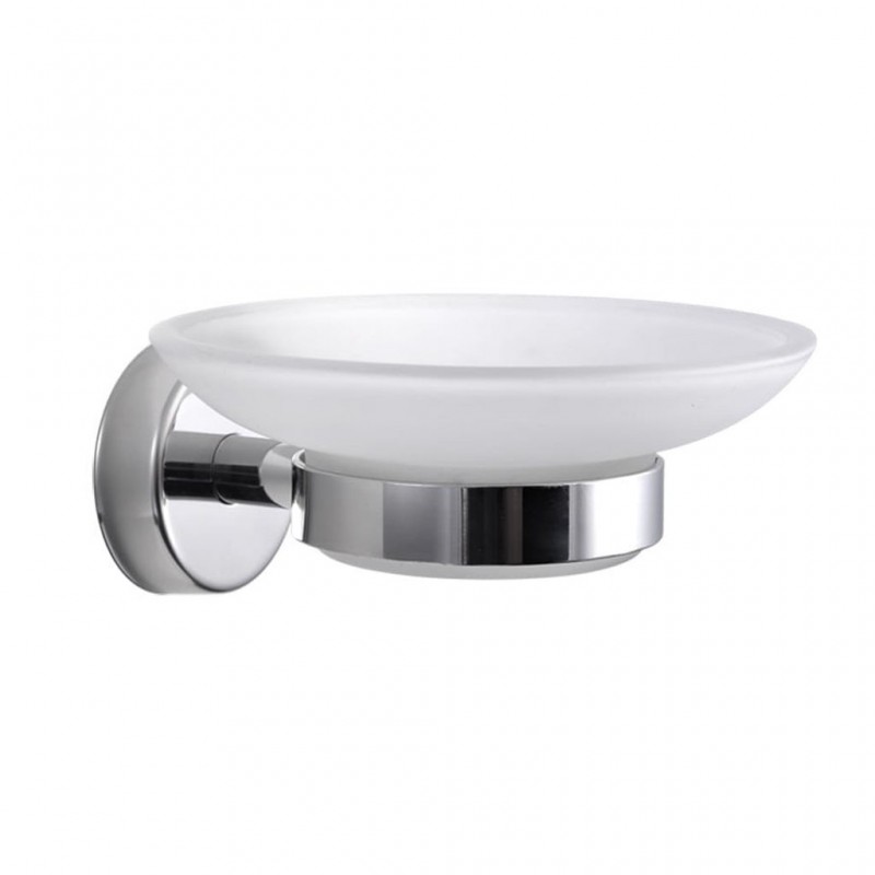Diplomat Soap Holder With Round Glass (Glossy) SUS 304 Stainless Steel  62203J