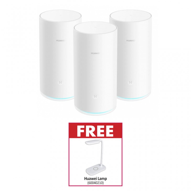 Huawei WiFi Mesh (3*Pack) & Free Huawei Lamp